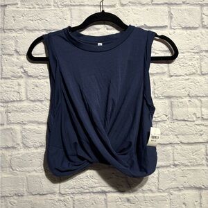 Free People Movement Navy Top Small